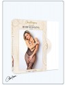 Bodystocking noir avec laçage croisé sur la poitrine - Le Numéro 18 - Collection Bodystocking - CM99018