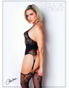 Bodystocking noir porte-jarretelles - Le Numéro 15 - Collection Bodystocking - CM99015