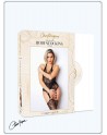 Bodystocking noir porte-jarretelles - Le Numéro 15 - Collection Bodystocking - CM99015