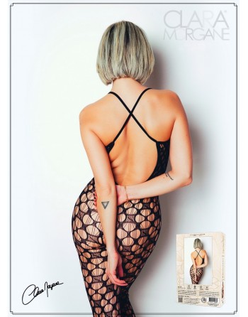 Bodystocking  en résille avec maille  large - Le Numéro 11 - Collection Bodystocking - CM99011