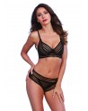 Soutien gorge et tanga noir - DG11863BLK