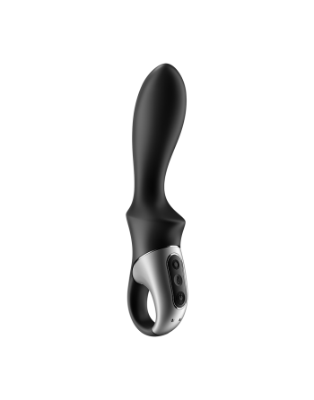 Vibromasseur noir USB, chauffant et connecté Heat Climax Satisfyer - CC597789