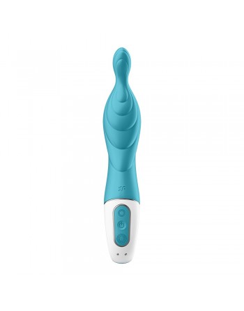 Vibromasseur rainuré Point A couleur turquoise A-Mazing 2 Satisfyer - CC597767