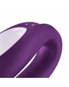 Vibromasseur pour couple connecté violet Double JOY Satisfyer - CC5972420201