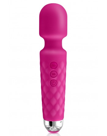 Vibromasseur wand rose 20 vitesses USB - CC5310500050