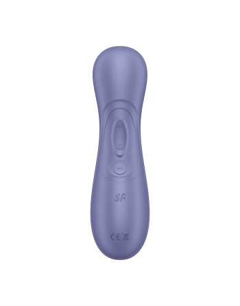 Stimulateur de clitoris 2 embouts Connecté avec technologie Liquid air Pro 2 Generation 3 violet USB Satisfyer - CC597815