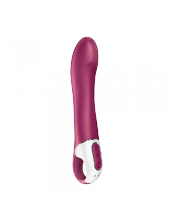 Vibromasseur chauffant connecté USB rouge Big Heat Satisfyer - CC597784