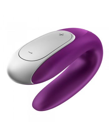 Sextoy de couple vibrant USB connecté Double Fun violet - CC5972560201