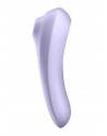 Vibromasseur et stimulateur de clitoris violet connecté Dual Pleasure Satisfyer - CC5972590201