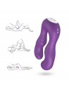 Vibromasseur Violet en forme de U double tête stimulateur point G - USK-V07PUR