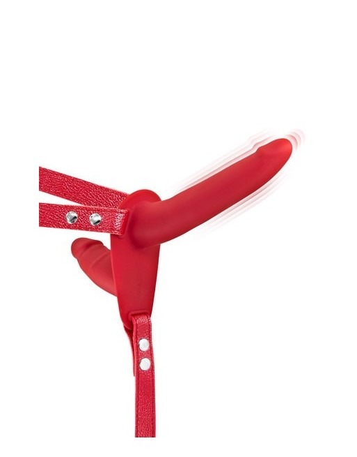 Double gode ceinture rouge vibrant - CC5310020030