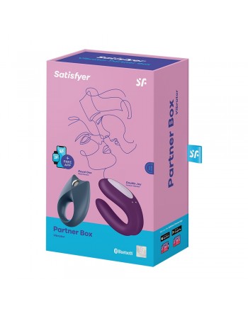 Coffret 2 sextoys connectés Partner Box 2 Satisfyer - CC597769