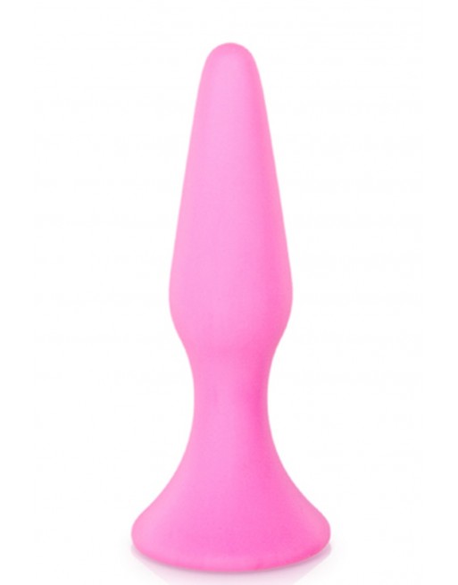 Plug anal ventouse rose moyen base large - CC5700402050