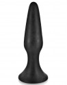 Plug anal noir 12.5cm avec ventouse - CC5700402010