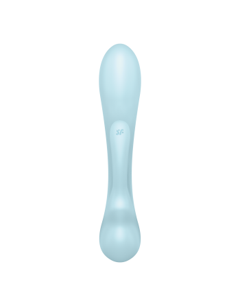 2 en 1 Rabbit point G avec stimulateur de clitoris et Wand Bleu USB Triple Oh Satisfyer - CC597813