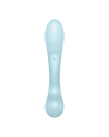 2 en 1 Rabbit point G avec stimulateur de clitoris et Wand Bleu USB Triple Oh Satisfyer - CC597813