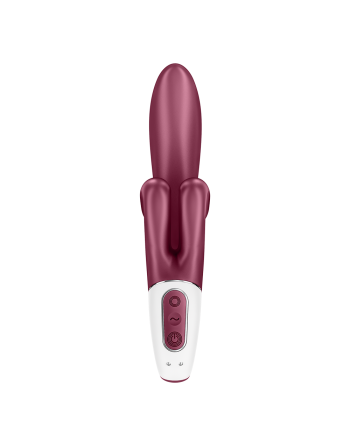 Vibromasseur rabbit point G rouge double stimulation clitoridienne Touch Me Satisfyer - CC597811SA