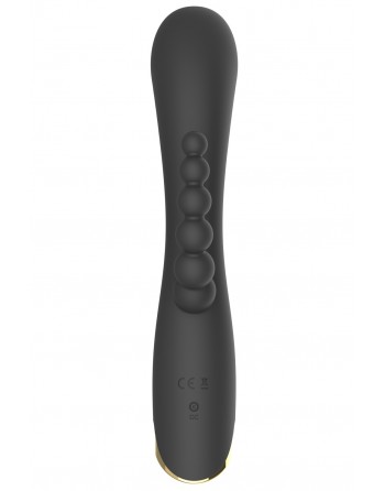 Vibromasseur triple stimulation très puissant noir USB - WS-NV062BLK