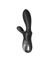 Vibromasseur rabbit noir USB, chauffant et connecté Heat Climax  Satisfyer - CC597791