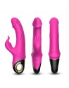 Vibromasseur Rabbit rose 9 modes de vibrations puissantes - USK-V10PNK