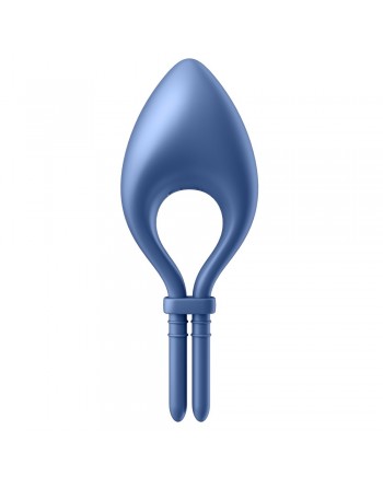 Cockring vibrant connecté USB bleu Bullseye Satisfyer - CC597798