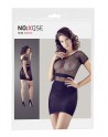 Robe en résille noire larges mailles - R27176621101