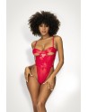 Body en vinyle rouge scintillant - MAL2742RED