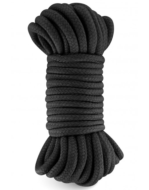 Corde de bondage shibari noire 10M - CC5700922010