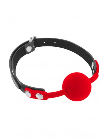 Baillon à boule rouge silicone - CC5700630030