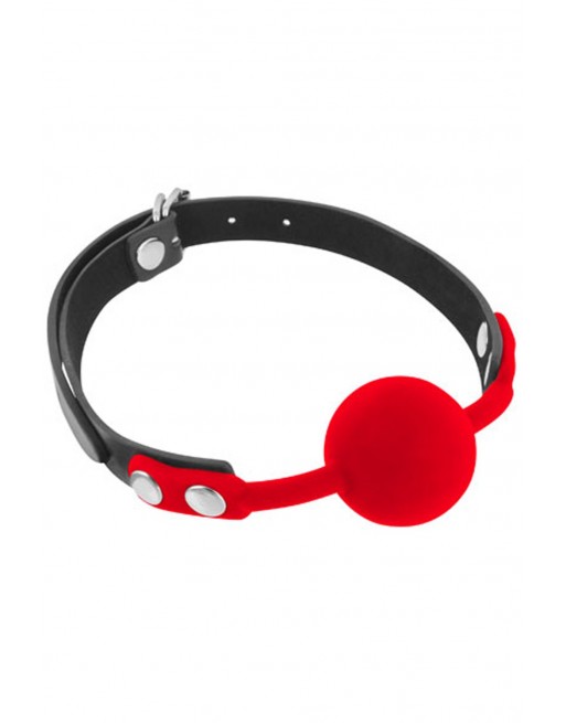 Baillon à boule rouge silicone - CC5700630030