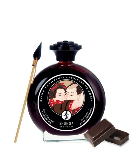 Peinture de corps comestible chocolat 100ml - CC817000