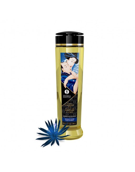 Huile de massage Séduction fleur de minuit aphrodisiaque 240ml - CC1219