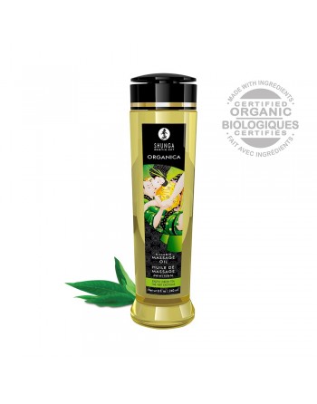 Huile de massage aphrodisiaque Organica bio thé vert 240ml - CC1311