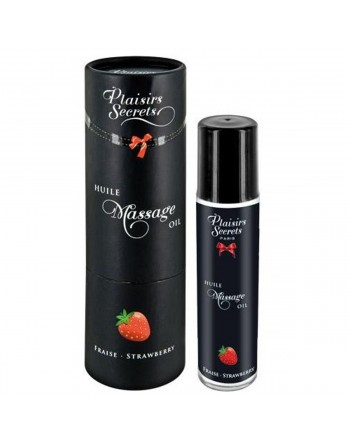 Huile de massage comestible fraise 59ml - CC826007