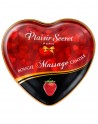 Mini bougie de massage fraise boîte coeur 35ml - CC826064