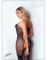 Bodystocking résille noire avec fine bretelles - Le Numéro 6 - Collection Bodystocking - CM99006