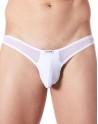 String blanc sexy avec fine résille - LM805-57WHT