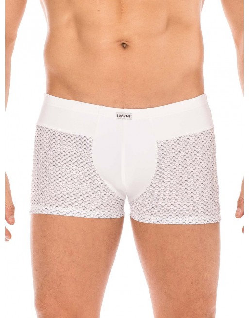 Boxer blanc Curves - LM2104-67WHT